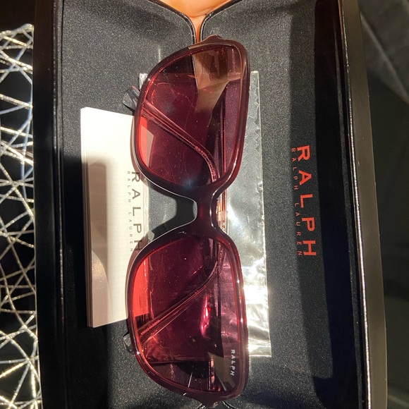 Ralph Lauren burgundy opal shades! Great condition, barely worn! - Picture 3 of 5